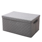 Large Grey Non-Woven Diamond Quilt Grid
