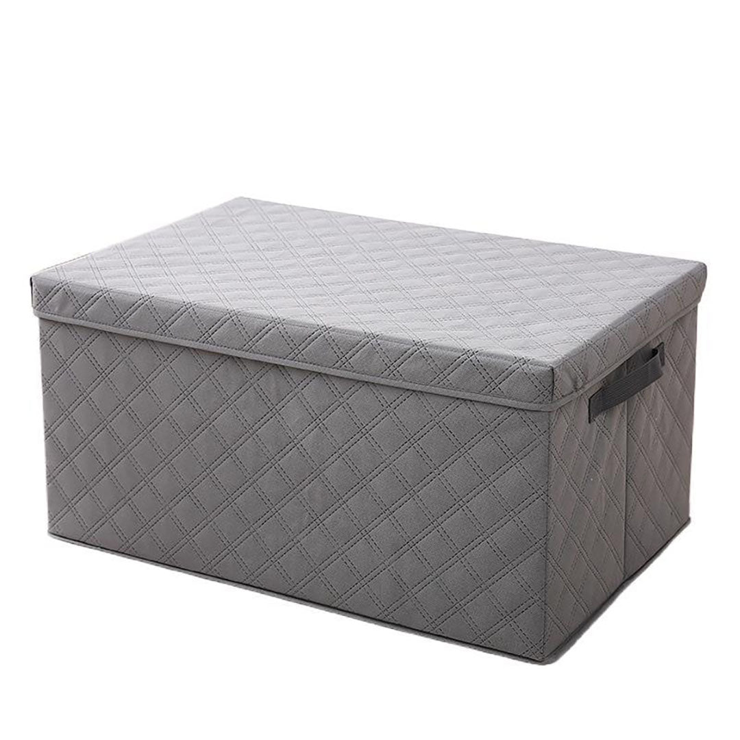 Large Grey Non-Woven Diamond Quilt Grid