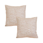 SOGA 2X 50cm Neutral Beige Speckled Pattern Contemporary Throw Pillow
