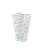 SOGA 28cm Handcrafted Clear Glass Vase Classic Design for Home Decor