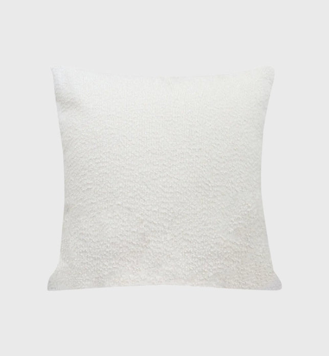 50cm White Throw Pillow Premium Polyester Fiber and Cotton