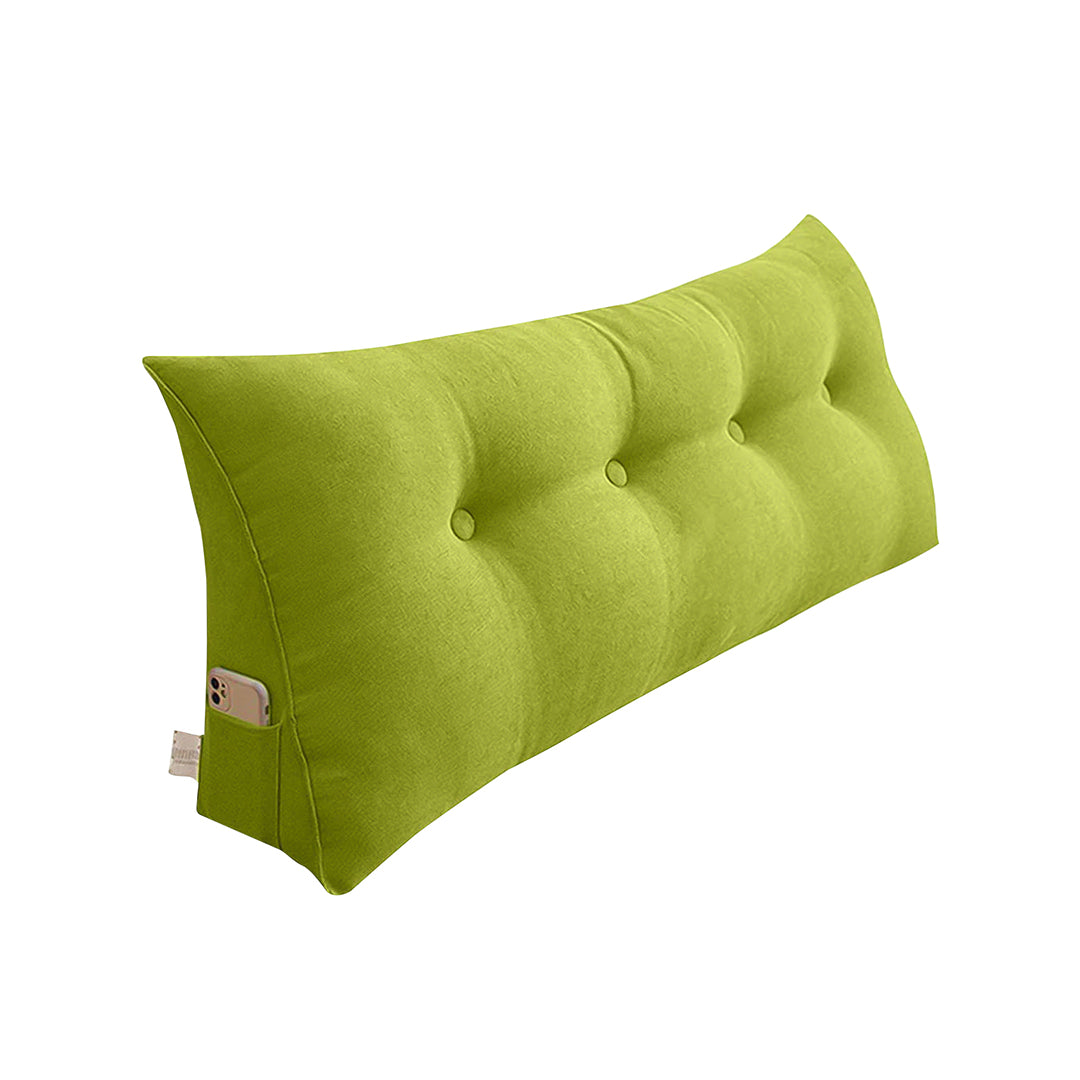 120cm Green Wedge Bed Cushion
