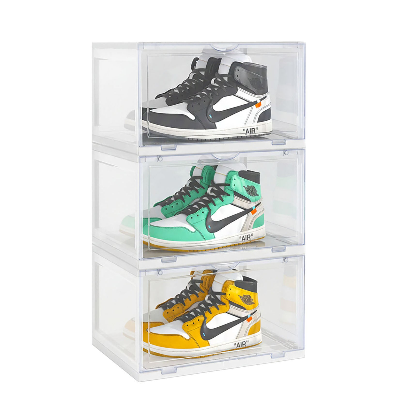 3 Tier Transparent Shoe Organiser