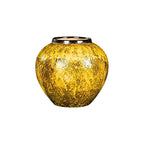 SOGA 21x22cm Yellow Small Ceramic Flower Vase Elegant Living Room Home Decor