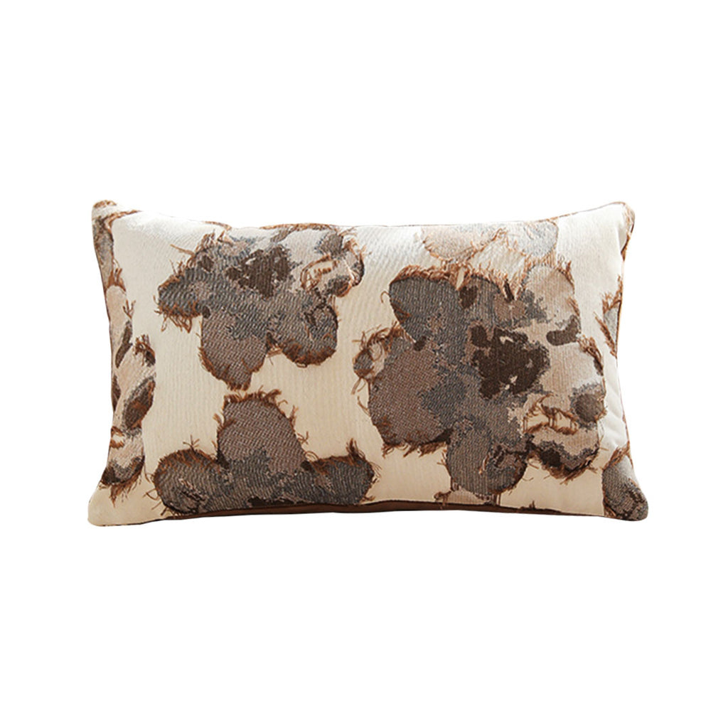 SOGA 35cm Vintage Decorative Embroidered Floral Throw Pillow