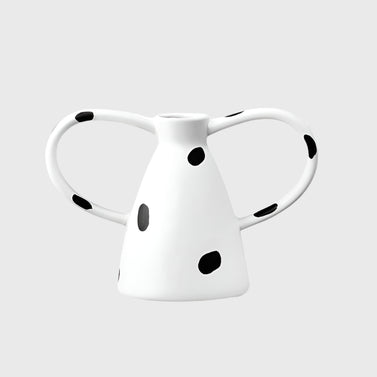 23.5x11cm Ornament Vase with Polka Dot