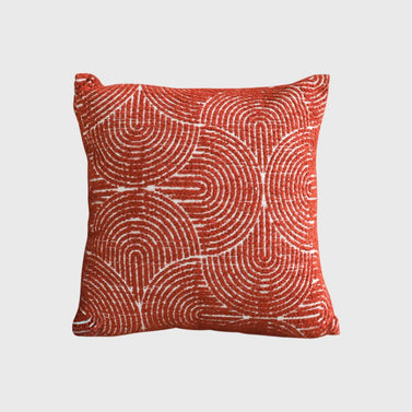 50cm Throw Pillow Burgundy Cinnabar Perfect Burnt