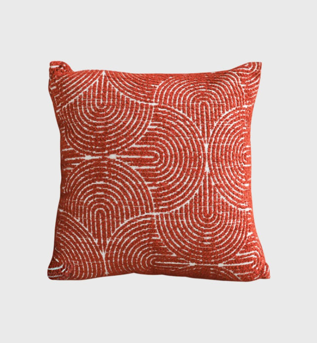 50cm Throw Pillow Burgundy Cinnabar Perfect Burnt