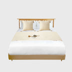 1.8m Bed Vintage Scarf Runner Bedding Tail Pad Flag For Home Hotel Set of 3
