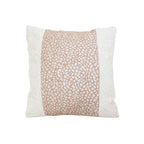 SOGA 50cm Modern Beige Color Block Textured Decorative Throw Pillow