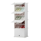 7 Tier White Shoe Rack Organizer