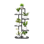 6 Tier Black Metal Plant Rack