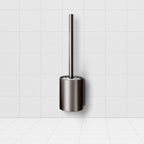 27cm Wall-Mounted Toilet Brush –Dark Grey with Drain Holes