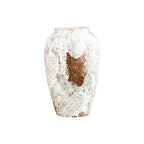 SOGA 30x19cm Gradient White Medium Ceramic Flower Vase Elegant Living Room Home Decor