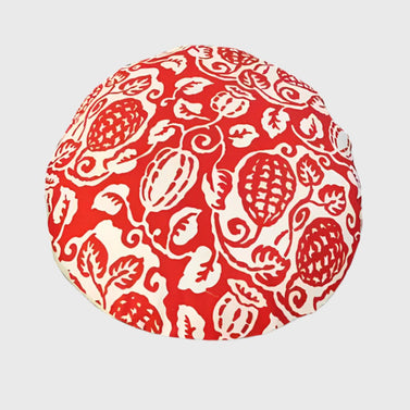 SOGA 45cm Red Premium Polyester Cotton Cushion with EPP Particle Insert for Enhanced Comfort