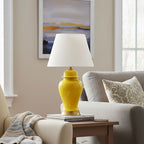 Ceramic Table Lamp Yellow