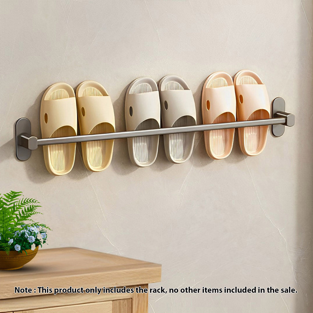 69cm Wall-Mounted Slipper Rack