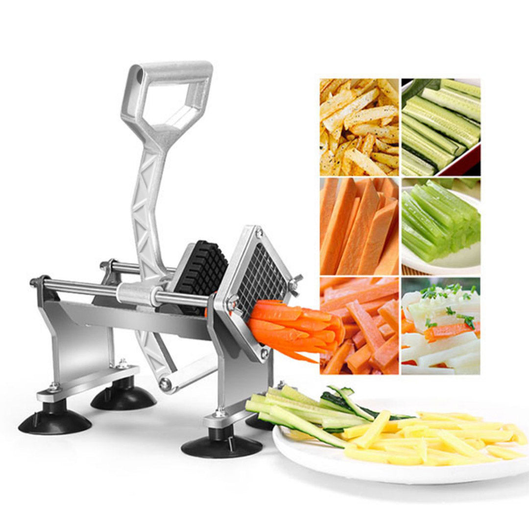 SOGA Commercial Stainless Steel Potato Cutter with 3 Blades