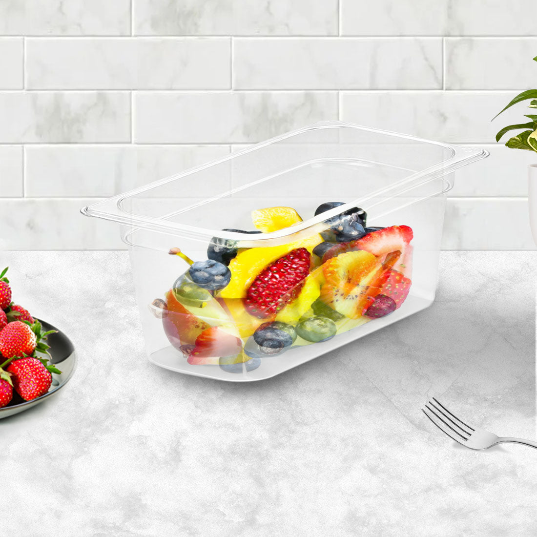150mm Clear GN Pan 1/3 Food Tray
