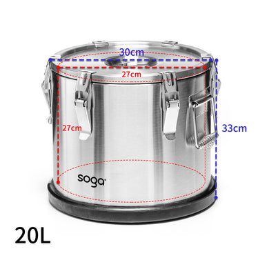 20L Insulated Food Carrier with Anti Slip Bottom