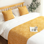 1.8m Bed 3D Arched Bed Banner Vintage Scarf Runner Bedding Tail Pad Flag Set of 3