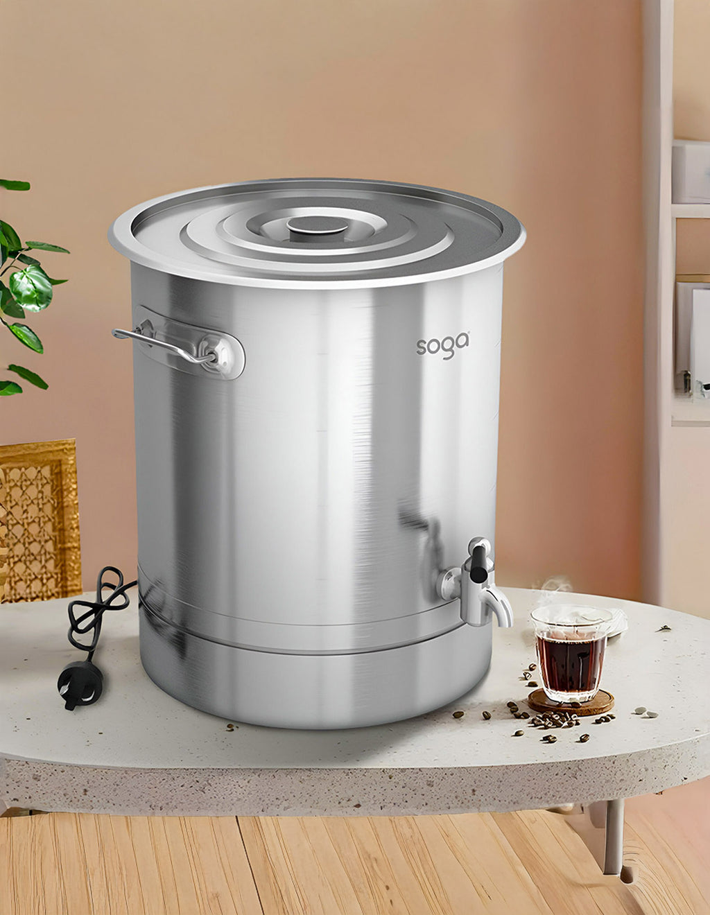 48L Stainless Steel URN Commercial Water Boiler