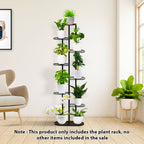 8 Tier Black Metal Plant Rack