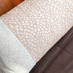 SOGA 2X 35cm Modern Beige Block Textured Decorative Throw Pillow