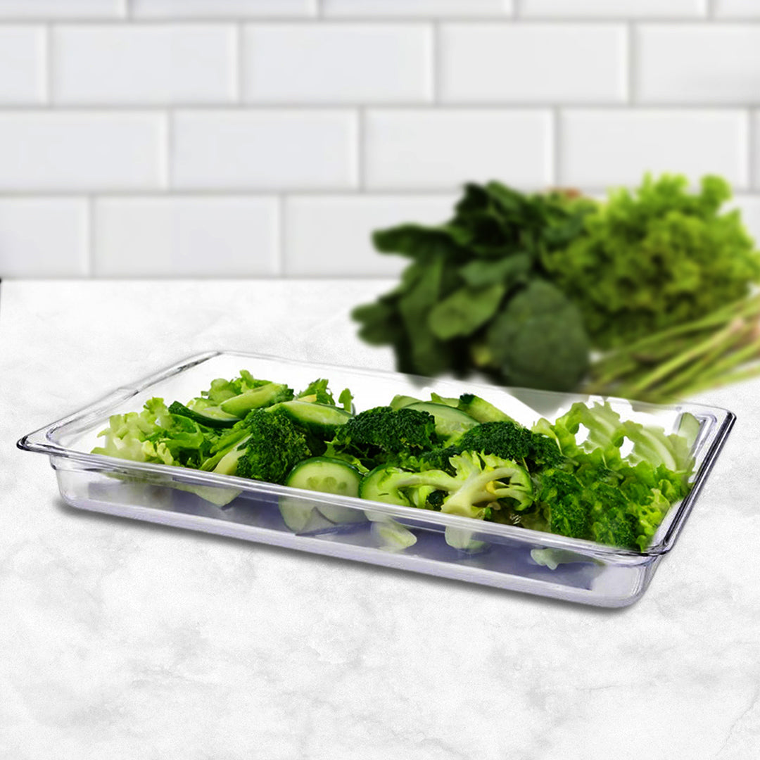 65mm Clear GN Pan 1/1 Food Tray