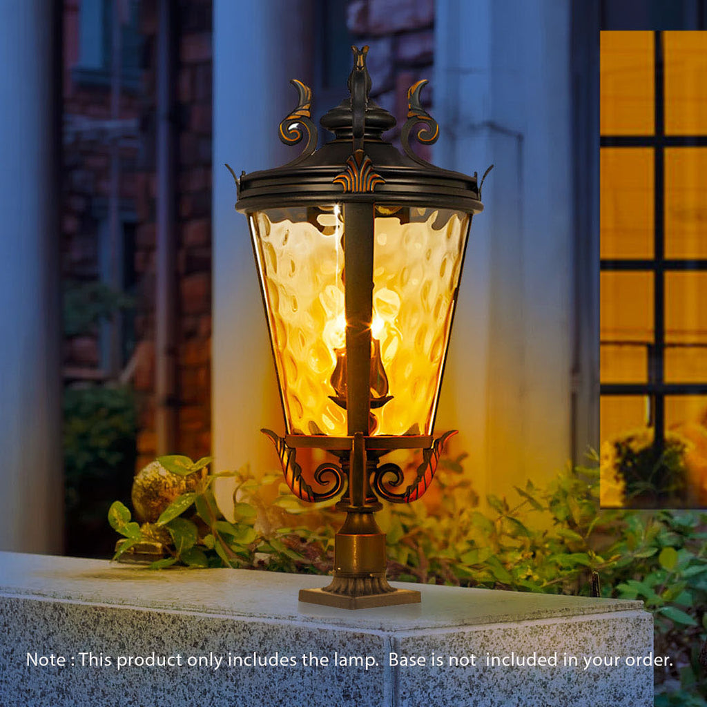 Vintage Lantern 71.2cm Wall Lamp Modern Aluminum & Glass Wall
