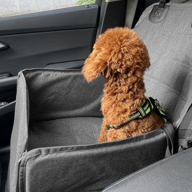 Grey Car Pet Sitting Bag