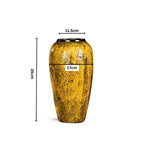 35x17cm Yellow Large Ceramic Flower Vase Elegant Living Room Home Decor