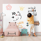 45cmx500cm Clear Dry Erase Adhesive Whiteboard Wall Surface Peel Sticker Sheet
