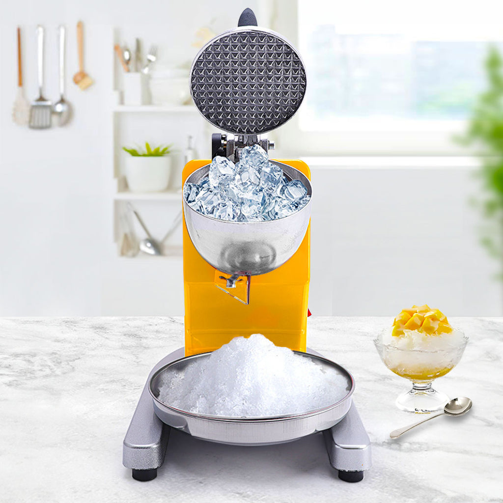 Ice Shaver Electric Ice Crusher Yellow