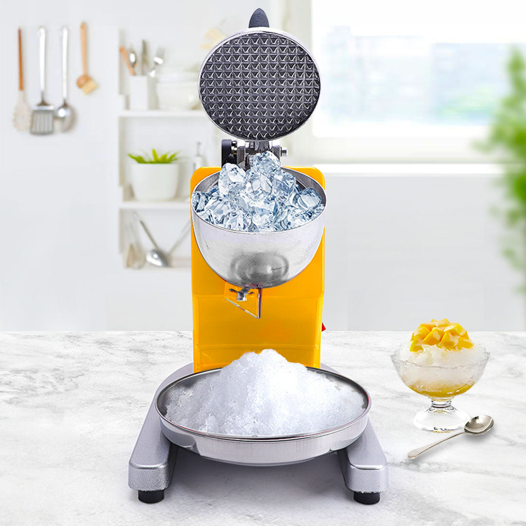 Ice Shaver Electric Ice Crusher Yellow