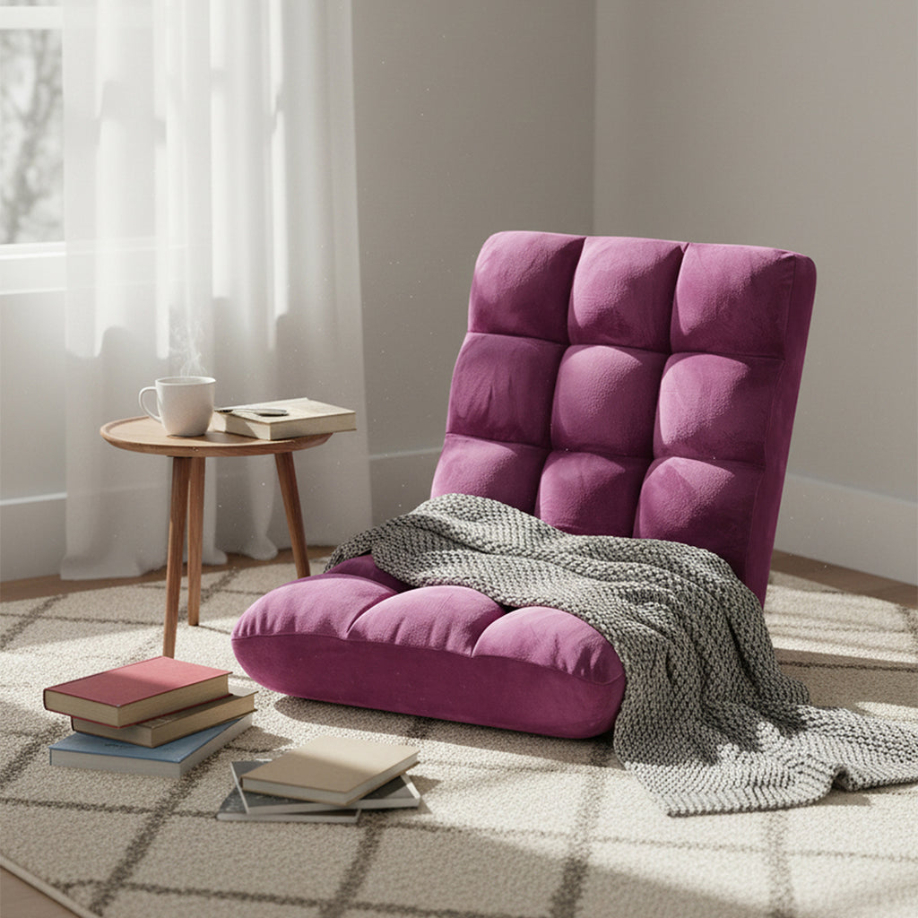 Recliner Lounge Sofa Cushion- Magenta