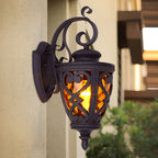Vintage Lantern 57cm Outdoor Antique Bronze Wall Sconce