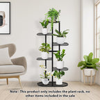 7 Tier Black Metal Plant Rack