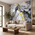 SOGA Peel & Stick Floor and Wall Tiles 30 x 60cm 10 Pack Blue Agate Faux Marble