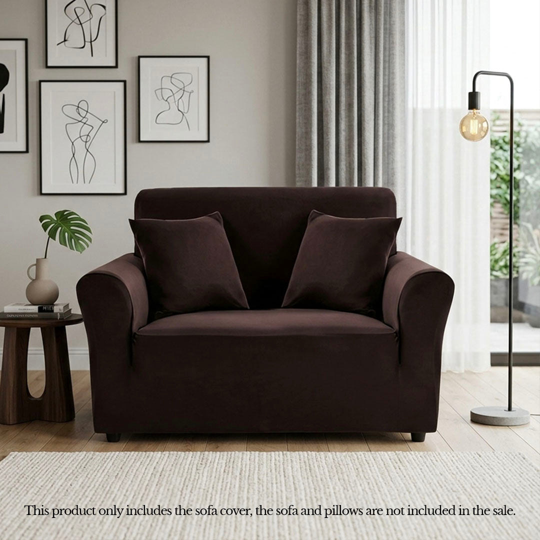 High Stretch 1-Seater Coffee Sofa Slipcover