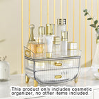 3 Tier Transparent Multifunctional Countertop Cosmetic Storage Organiser