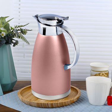 Soga 2.3L Rose Color 3-Layer Vacuum Insulated Stainless Steel Flask  Ideal for Home and office Office