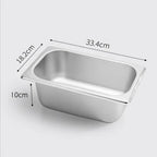Gastronorm GN Pan Full Size 1/3 GN Pan 10cm Deep