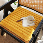 SOGA 2X 45cm Golden Corduroy Soft Leaning Plush  Seat Pillow