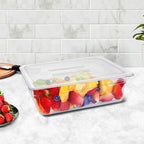 100mm Clear GN Pan 1/2 Food Tray with Lid