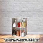 2 Tier Multifunctional PP Plastic Bag Box