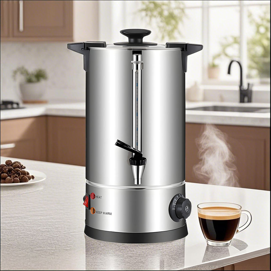 SOGA Electric Water Boiler – 15L Stainless Steel Hot Water Urn