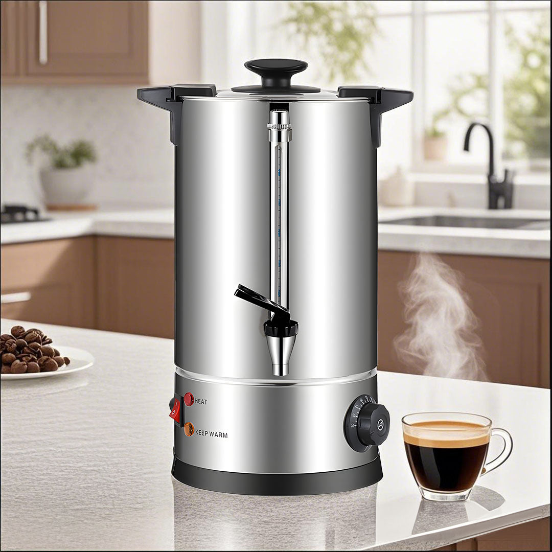 SOGA Electric Water Boiler – 15L Stainless Steel Hot Water Urn