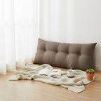 SOGA 120cm Coffee Wedge Bed Cushion