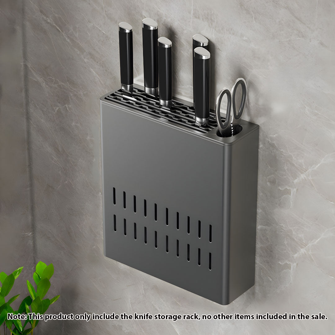 Wall Mounted Kitchen Knife Storage Rack